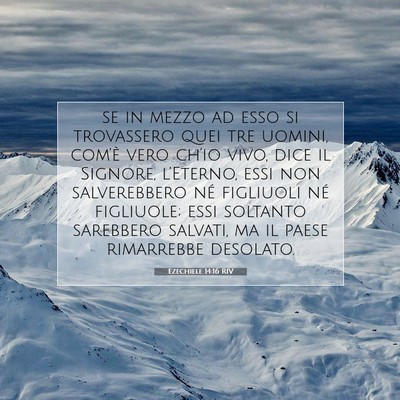 Ezechiele 14:16 Versetto della Bibbia Spiegato