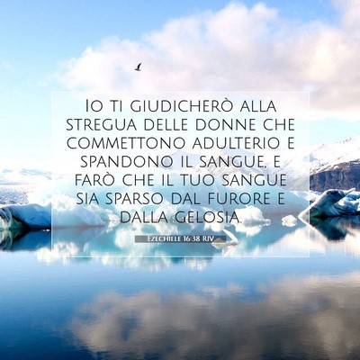 Ezechiele 16:38 RIV Immagine del Versetto della Bibbia