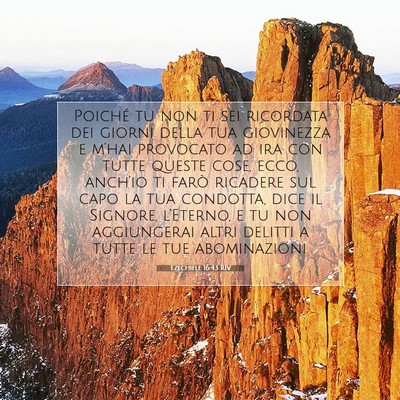 Ezechiele 16:43 Versetto della Bibbia Spiegato