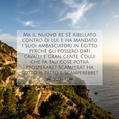 Ezechiele 17:15 Versetto della Bibbia Spiegato