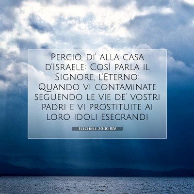 Ezechiele 20:30 Versetto della Bibbia Spiegato