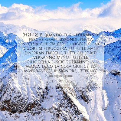 Ezechiele 21:7 RIV Immagine del Versetto della Bibbia