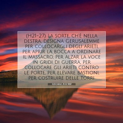 Ezechiele 21:22 Versetto della Bibbia Spiegato