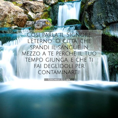 Ezechiele 22:3 Versetto della Bibbia Spiegato