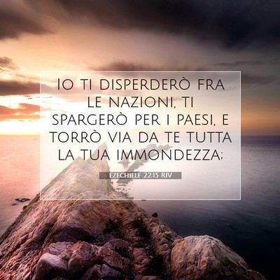 Ezechiele 22:15 Versetto della Bibbia Spiegato
