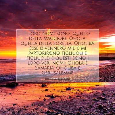 Ezechiele 23:4 RIV Immagine del Versetto della Bibbia