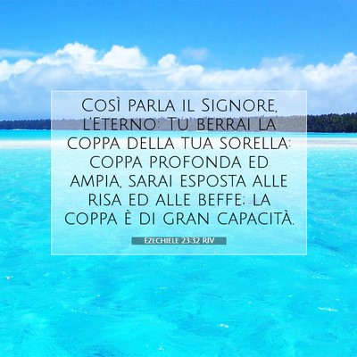 Ezechiele 23:32 Versetto della Bibbia Spiegato