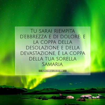 Ezechiele 23:33 Versetto della Bibbia Spiegato