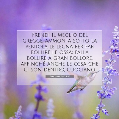 Ezechiele 24:5 Versetto della Bibbia Spiegato