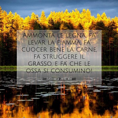 Ezechiele 24:10 Versetto della Bibbia Spiegato