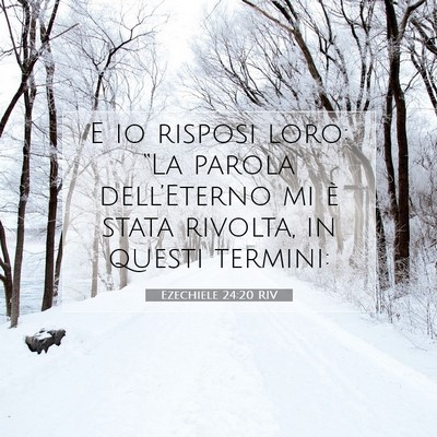 Ezechiele 24:20 Versetto della Bibbia Spiegato