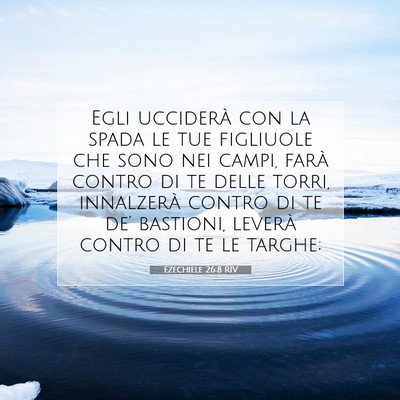 Ezechiele 26:8 Versetto della Bibbia Spiegato