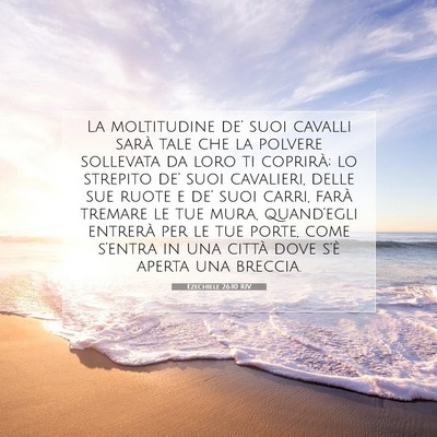 Ezechiele 26:10 Versetto della Bibbia Spiegato