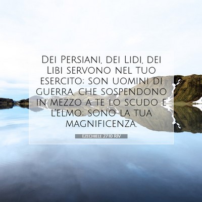Ezechiele 27:10 Versetto della Bibbia Spiegato