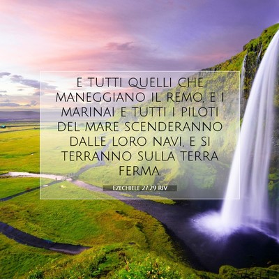 Ezechiele 27:29 Versetto della Bibbia Spiegato