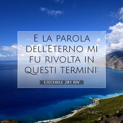 Ezechiele 28:1 Versetto della Bibbia Spiegato
