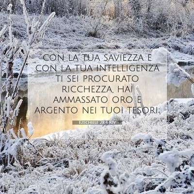 Ezechiele 28:4 Versetto della Bibbia Spiegato