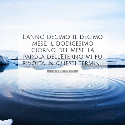 Ezechiele 29:1 RIV Immagine del Versetto della Bibbia