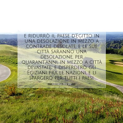 Ezechiele 29:12 Versetto della Bibbia Spiegato
