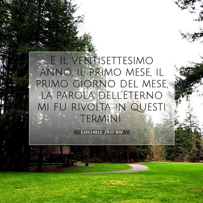 Ezechiele 29:17 RIV Immagine del Versetto della Bibbia
