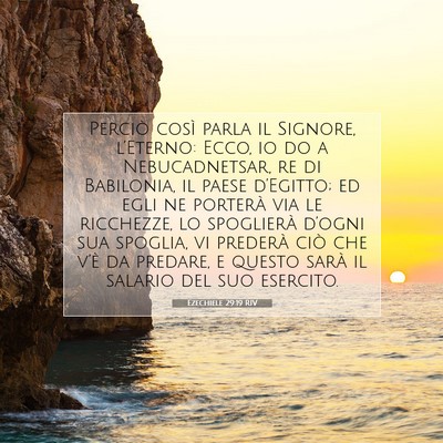 Ezechiele 29:19 Versetto della Bibbia Spiegato
