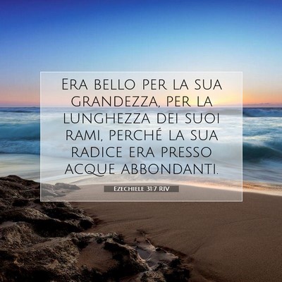 Ezechiele 31:7 Versetto della Bibbia Spiegato