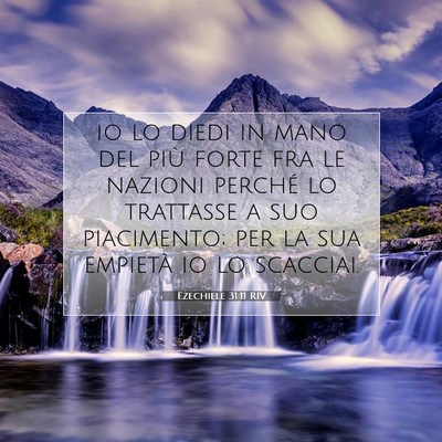Ezechiele 31:11 Versetto della Bibbia Spiegato