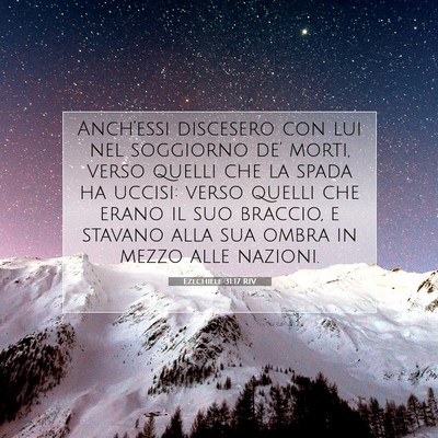 Ezechiele 31:17 Versetto della Bibbia Spiegato