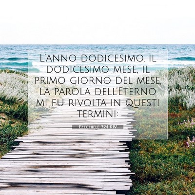 Ezechiele 32:1 Versetto della Bibbia Spiegato