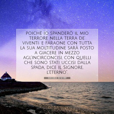 Ezechiele 32:32 Versetto della Bibbia Spiegato