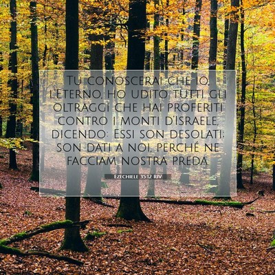 Ezechiele 35:12 Versetto della Bibbia Spiegato