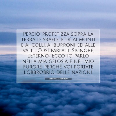 Ezechiele 36:6 Versetto della Bibbia Spiegato