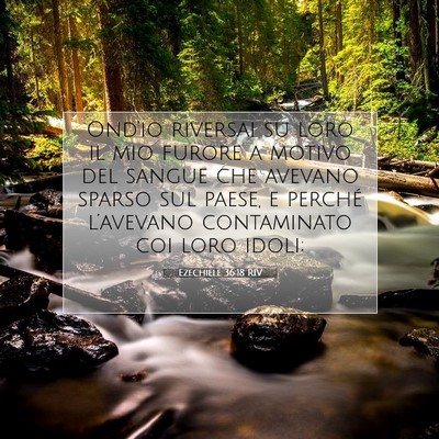 Ezechiele 36:18 Versetto della Bibbia Spiegato
