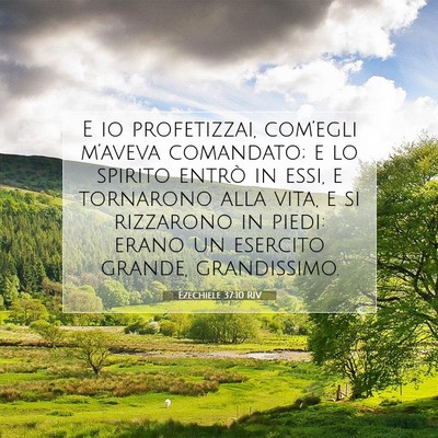 Ezechiele 37:10 Versetto della Bibbia Spiegato