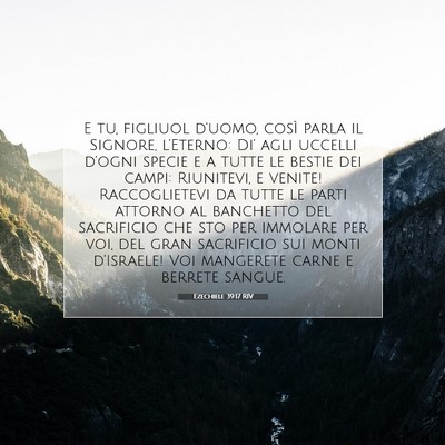 Ezechiele 39:17 Versetto della Bibbia Spiegato