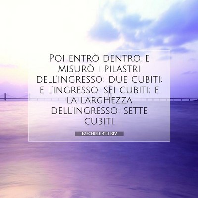 Ezechiele 41:3 Versetto della Bibbia Spiegato