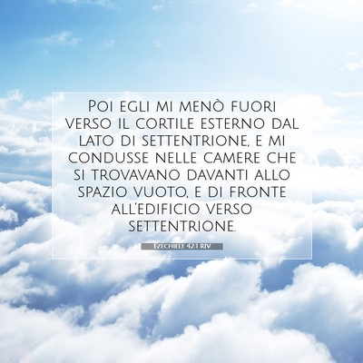 Ezechiele 42:1 Versetto della Bibbia Spiegato