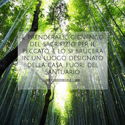 Ezechiele 43:21 Versetto della Bibbia Spiegato