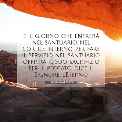 Ezechiele 44:27 Versetto della Bibbia Spiegato