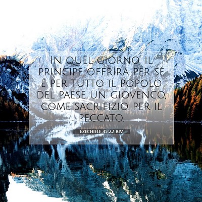 Ezechiele 45:22 Versetto della Bibbia Spiegato