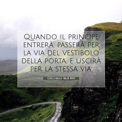 Ezechiele 46:8 Versetto della Bibbia Spiegato
