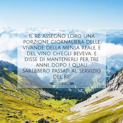 Daniele 1:5 Versetto della Bibbia Spiegato