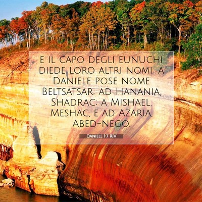 Daniele 1:7 Versetto della Bibbia Spiegato