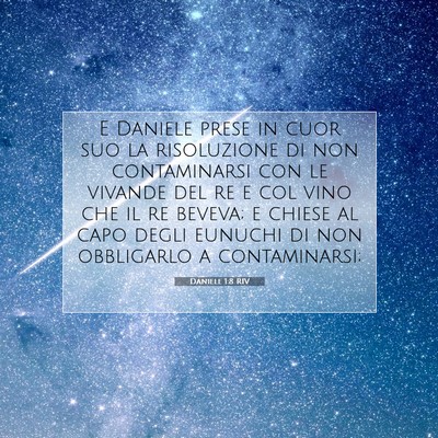 Daniele 1:8 Versetto della Bibbia Spiegato