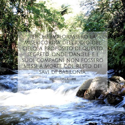 Daniele 2:18 RIV Immagine del Versetto della Bibbia