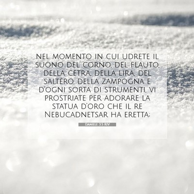 Daniele 3:5 Versetto della Bibbia Spiegato