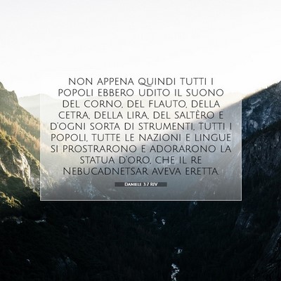 Daniele 3:7 Versetto della Bibbia Spiegato