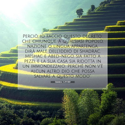 Daniele 3:29 RIV Immagine del Versetto della Bibbia
