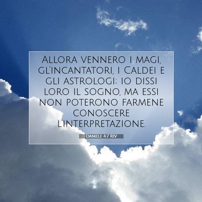 Daniele 4:7 RIV Immagine del Versetto della Bibbia
