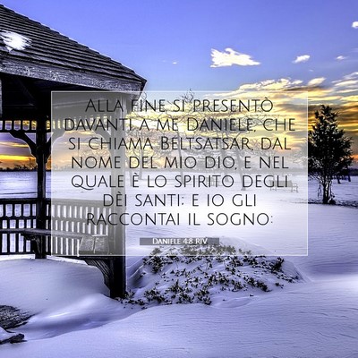 Daniele 4:8 RIV Immagine del Versetto della Bibbia